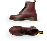 DR MARTENS | 1460Z DMC 8-EYE BOOT | CHERRY SMOOTH - Girlfriend Guru