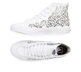 VANS | SK8-HI DECON (CUTOUT)| LEAVES/WHITE - Girlfriend Guru
