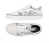 VANS | OLD SKOOL (BUTTERFLY) TRUE WHITE | BLACK - Girlfriend Guru